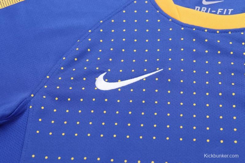 Retro 2010/11 Kids Brazil Blue & White Away Jersey