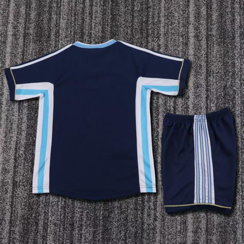 Retro Kids 1998 Argentina Away Jersey
