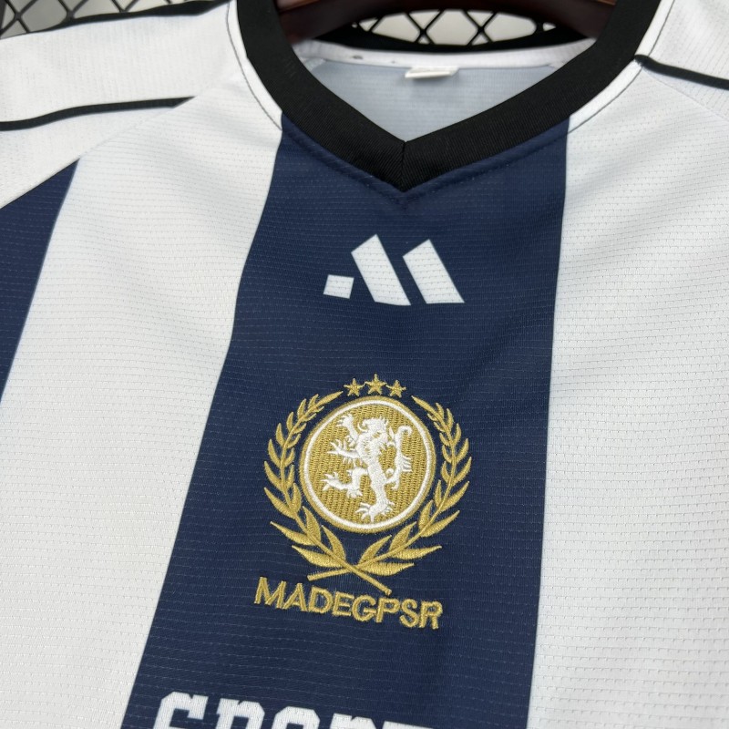 2026 Unisex Light Blue Striped World Cup Style V-Neck Soccer Jersey 1