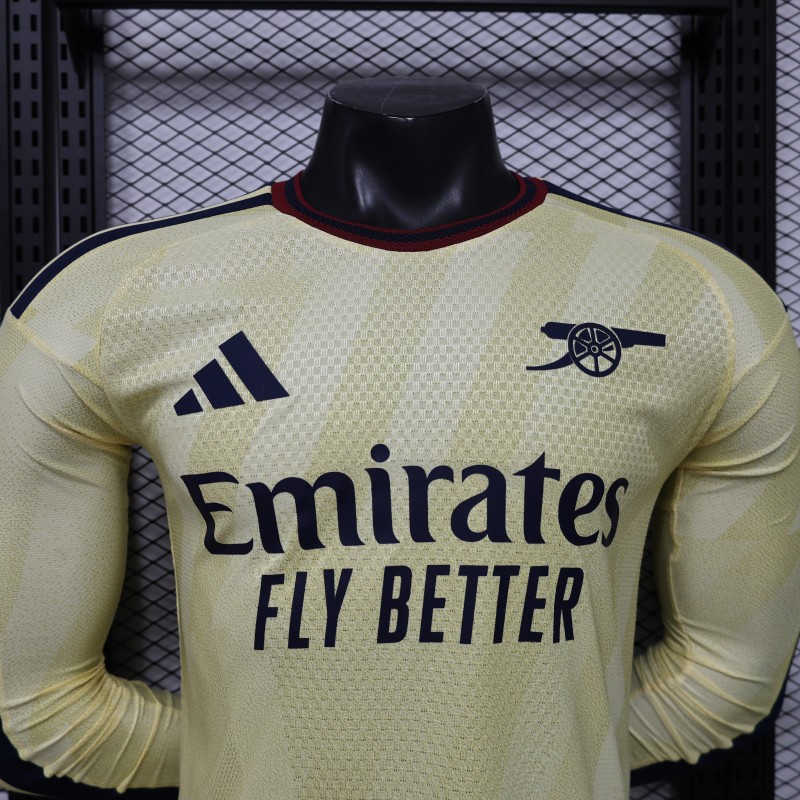 Player Version 26/27 Arsenal Yellow  Long Sleeve Jersey