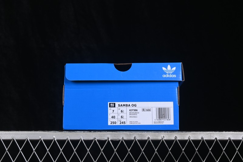 Adidas Samba OG Classic Lifestyle Sneakers with Suede Overlays - KJ7306