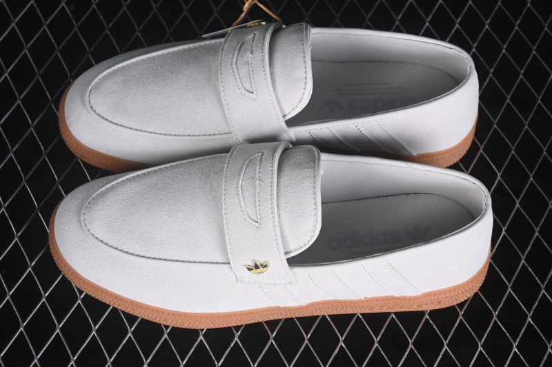Adidas Handball Spezial Loafer Retro Casual Shoes with Suede Upper and Gum Sole - KJ0640