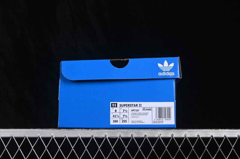 Adidas Originals Superstar II Classic Shell-Toe Casual Sneakers - HP7107