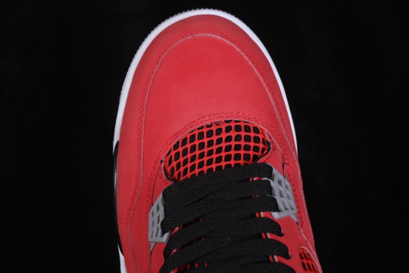 Nike Air Jordan 4 Retro Basketball Shoes in Bold Red - FQ8138-600