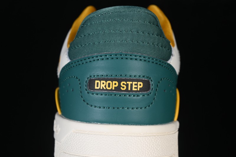 Adidas Originals Drop Step Low 2.0 Casual Skateboarding Shoes with Retro Basketball Style - IG1907