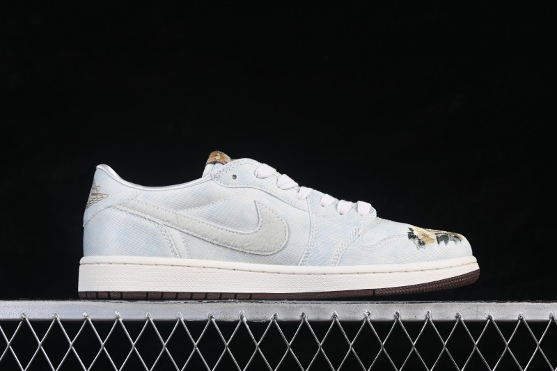 Nike Air Jordan 1 Low Suzhou Embroidery Low-Top Basketball Shoes - IQ1109-011