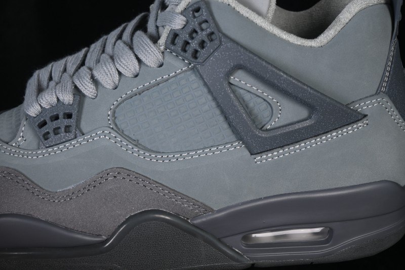 Nike Air Jordan 4 Retro SE Running Shoes with Smoke Grey and Cement Grey Colorway - FQ7928-001