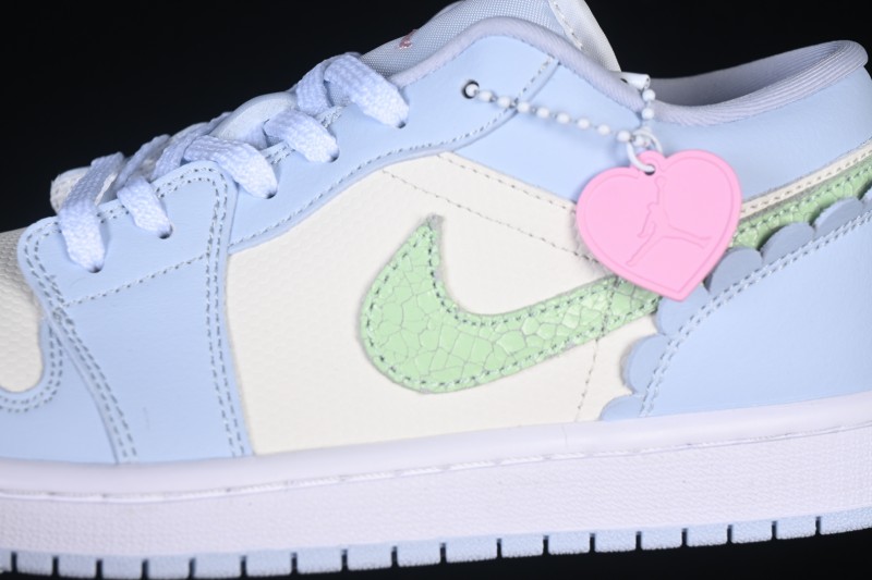 Nike Air Jordan 1 Low Retro Basketball Shoes with Valentine's Day Design - IB7113-403
