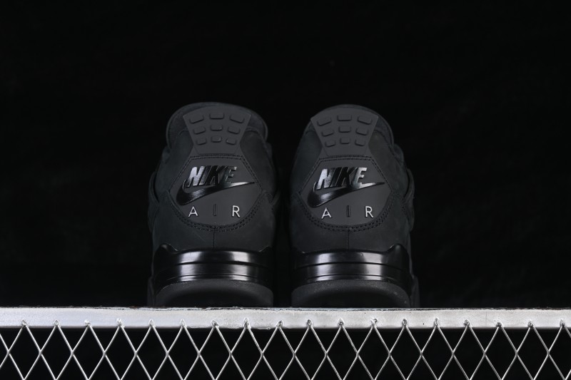 Air Jordan 4 Retro Black Cat Premium Suede Sneakers - FV5029-010