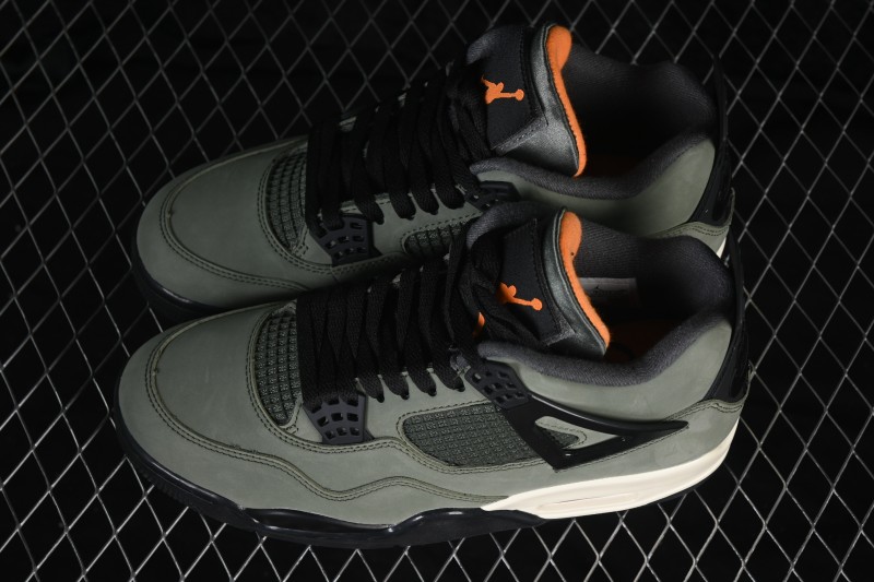 Nike Air Jordan 4 Retro OG Olive Suede Sneakers - IB1519-200