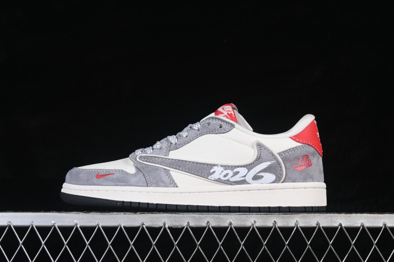 Nike Air Jordan 1 Low Retro Basketball Shoes with Year of the Horse Limited Edition Design - JW1188-179