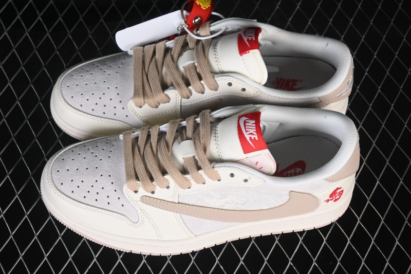 Nike Air Jordan 1 Low Retro Basketball Shoes Year of the Horse Limited Edition Premium Custom - DX5688-005