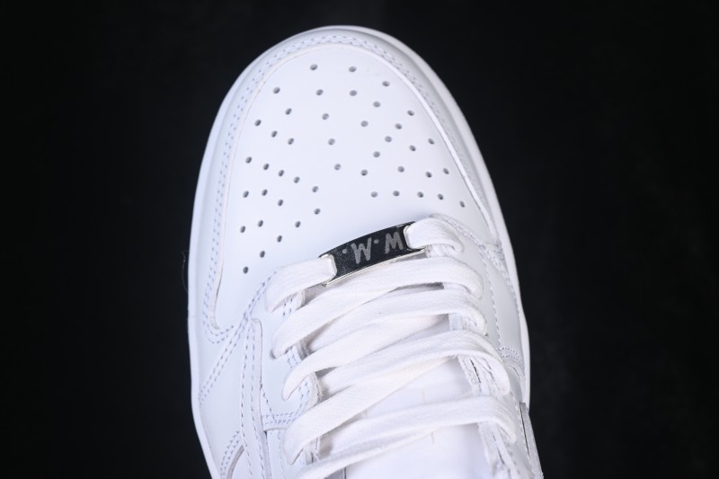 Nike Travis Scott x Air Jordan 1 Low OG Retro Sneakers with Reverse Swoosh Design - TD1228-111