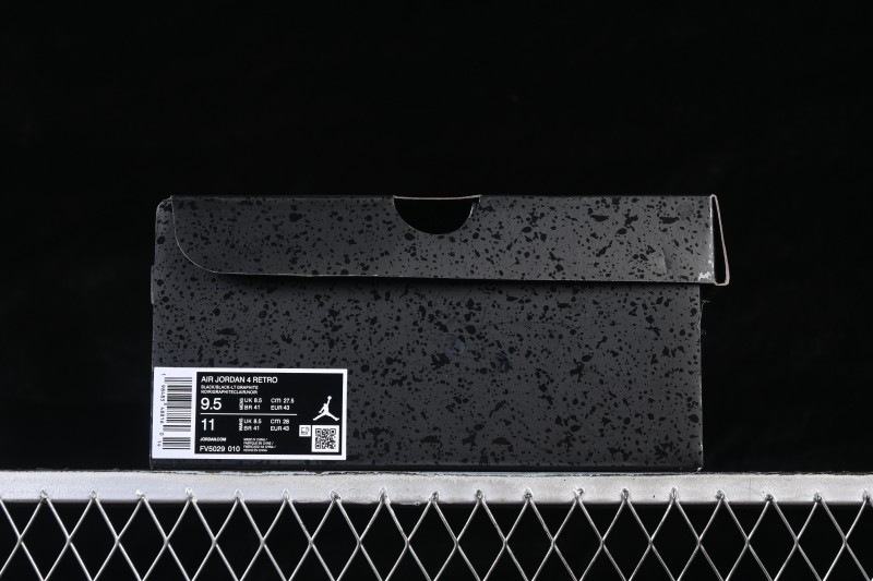 Air Jordan 4 Retro Black Cat Premium Suede Sneakers - FV5029-010