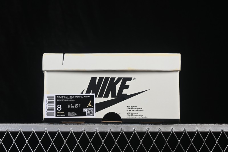 Nike Nigel Sylvester x Air Jordan 1 Low Retro Lifestyle Skateboarding Shoes - IB8958-001