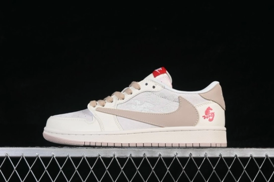 Nike Air Jordan 1 Low Retro Basketball Shoes Year of the Horse Limited Edition Premium Custom - DX5688-005
