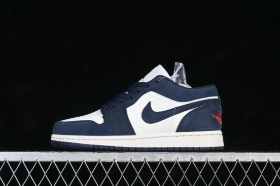 Nike Air Jordan 1 Low AJ1 Black Toe Low Top Casual Skateboarding Shoes - IO7448-400
