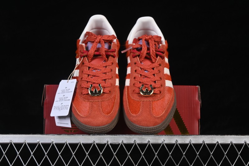 Adidas Handball Spezial Retro Casual Skateboarding Shoes with Classic Three-Stripe Design - KJ6299