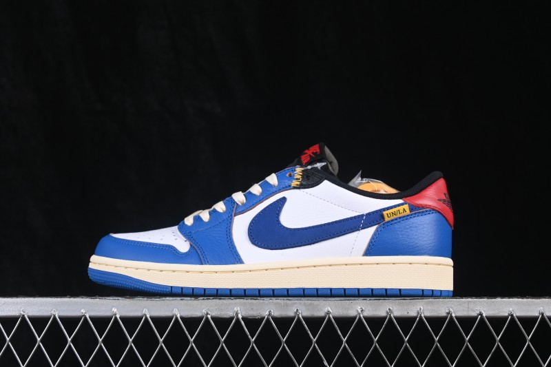 Nike Fragment Design x Union Air Jordan 1 High Lifestyle Casual Sneakers - HQ6998-146