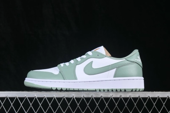 Nike Air Jordan 1 Low Retro Basketball Shoes in Mint Green - DD9315-008