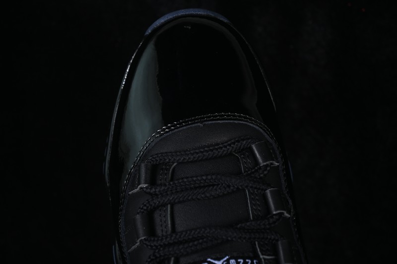 Comme des Garçons x Air Jordan 11 Retro 'Black' OG Collaboration High-Top Basketball Shoes - IV7639-001