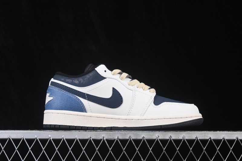Nike Air Jordan 1 Low Retro Basketball Shoes with Classic Design - 553558-081