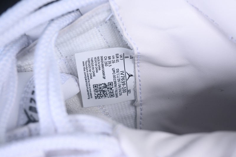 Nike Air Jordan 11 Retro OG Comme des Garcons Collaboration White Sneakers - IV7639-100