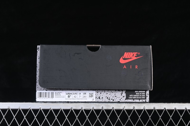 Nike Air Jordan 5 Retro OG 'White Metallic' Basketball Shoes with Iconic Design - HQ7978-103