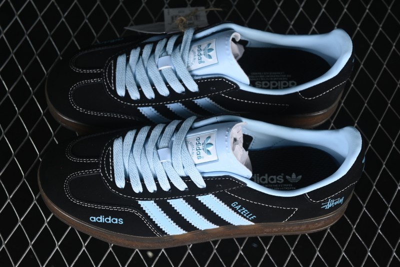 Adidas Originals Gazelle Indoor Retro Low-Top Sneakers with Non-Slip Wear-Resistant Sole - DD6615