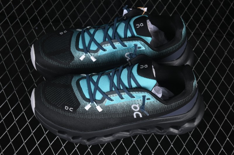 On Cloudtilt Comfortable Slip-Resistant Low-Top Casual Urban Running Shoes Black Light Green