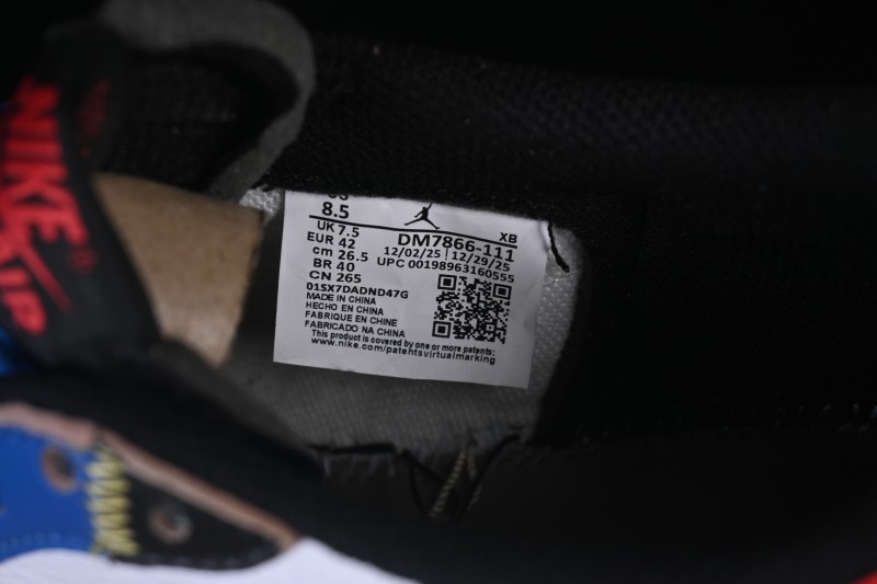 Nike Travis Scott Air Jordan 1 Low OG Retro Basketball Shoes with Reverse Swoosh - DM7866-111