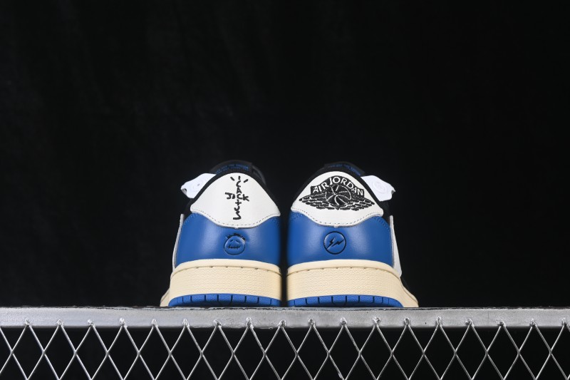 Nike Travis Scott x Air Jordan 1 Low OG Retro Basketball Shoes with Reverse Swoosh - DM7866-118