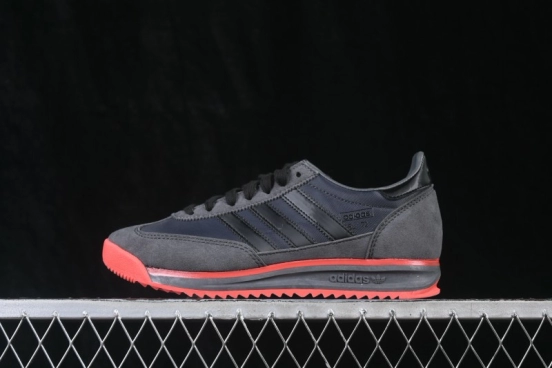 Adidas Originals SL 72 Retro Running Shoes with Classic Suede Overlays - KJ1203