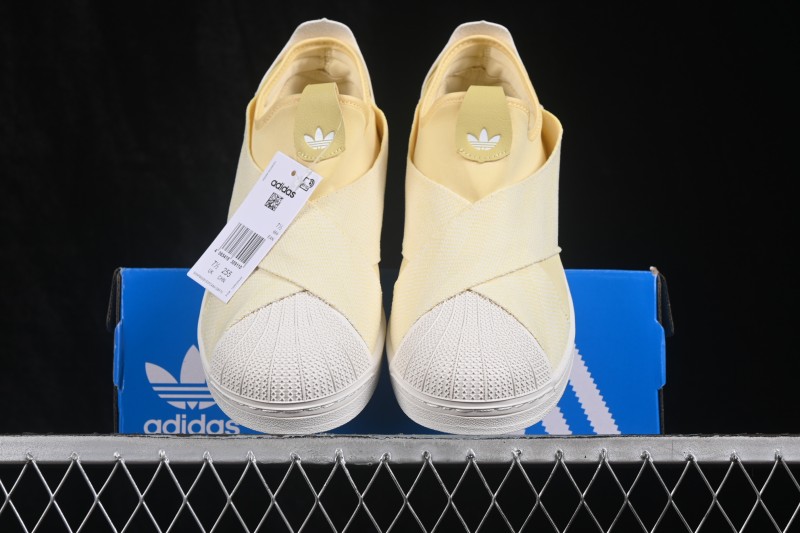 Adidas Originals Superstar Shell-Toe Lace-Up Casual Sneakers - KZ7553