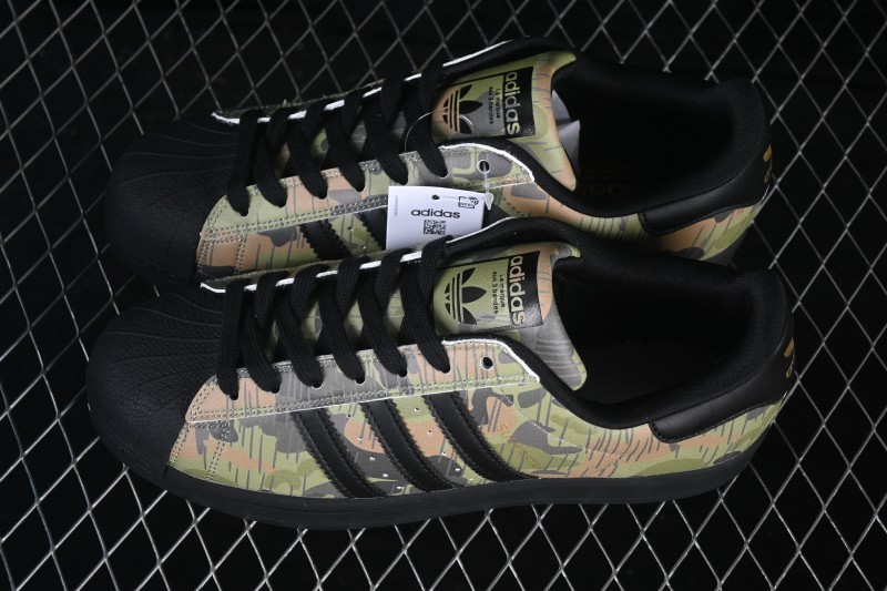 Adidas Originals Superstar II Retro Sneakers with Classic Shell Toe - KI5141