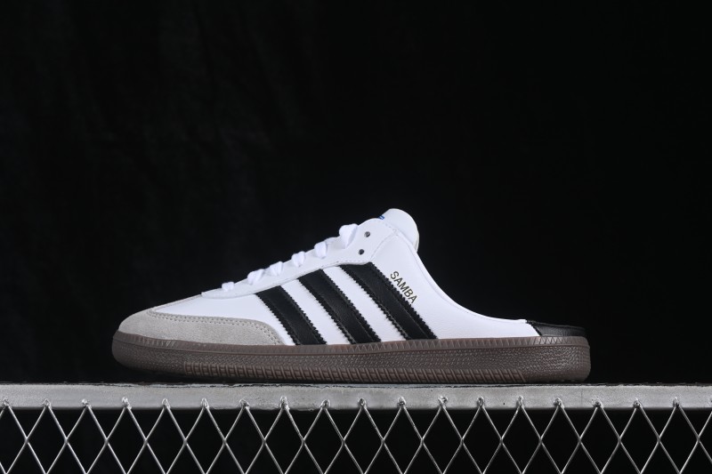 Adidas Samba OG Casual Half-Slip-On Shoes with Retro Design - LB3814