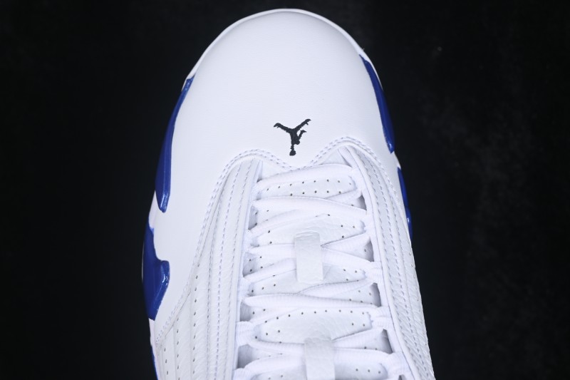 Nike Air Jordan 14 Retro Basketball Shoes with Full-Grain Suede Upper - 487471-104
