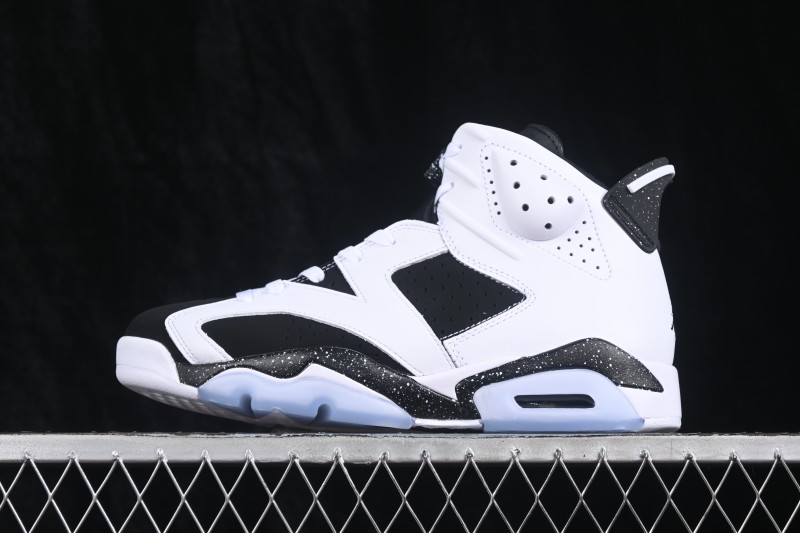 Nike Air Jordan 6 Retro Oreo Running Shoes with Premium Suede Upper - CT8529-108