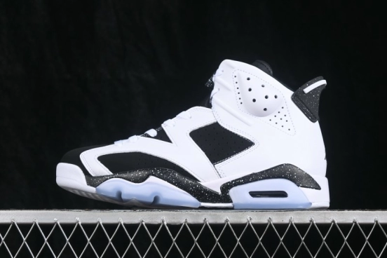 Nike Air Jordan 6 Retro Oreo Running Shoes with Premium Suede Upper - CT8529-108