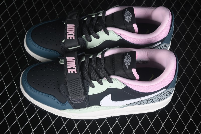 Nike Air Jordan Legacy 312 Low Basketball Shoes with Hook-and-Loop Strap Combination Upper - CD7069-007