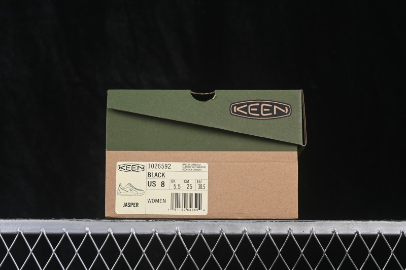 Keen Jasper Japanese Street Retro Outdoor Shoes - 1026592 Black