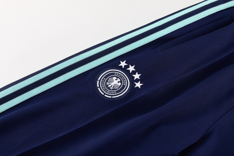 26/27 Germany  Navy Blue Full Zipper Jacket + Long Pants