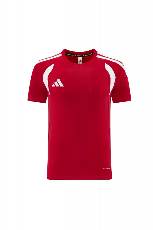 26/27 Adidas 14  Red Short Sleeve+Soccer Shorts