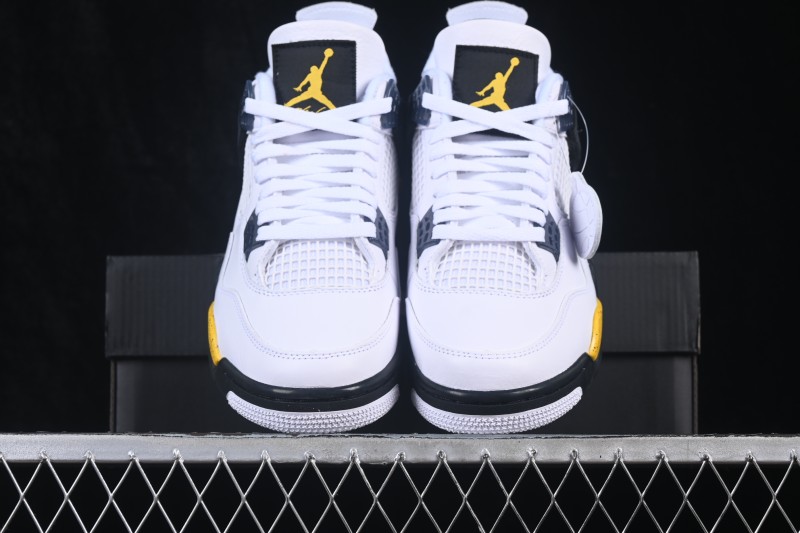 Air Jordan 4 Retro Tour Yellow White Yellow Sneakers - IO2463-102
