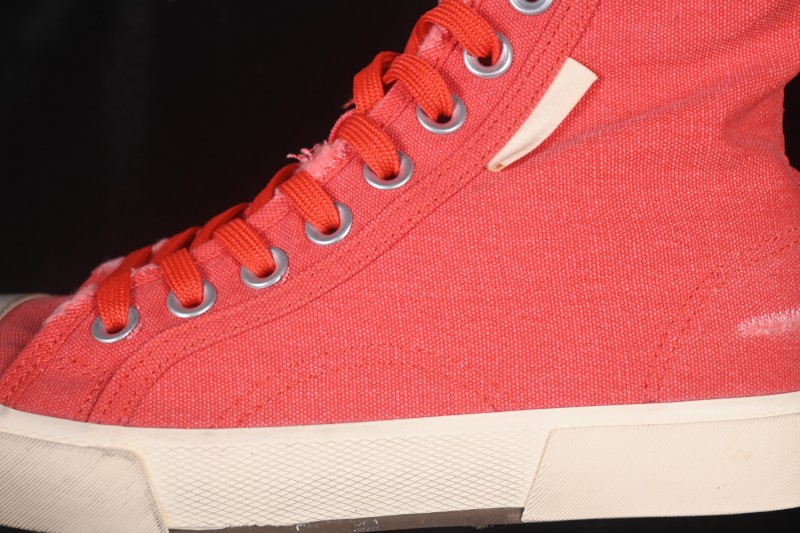 Balenciaga Paris Low Top Distressed Lace-Up High-Top Fashion Sneakers - W3RC11090