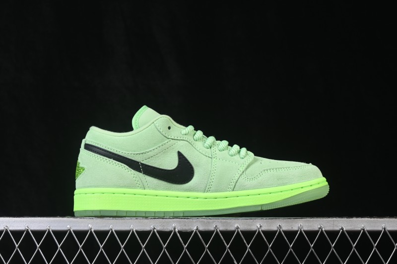 Nike Air Jordan 1 Low Retro Cultural Basketball Shoes Fluorescent Green - IV6501-337