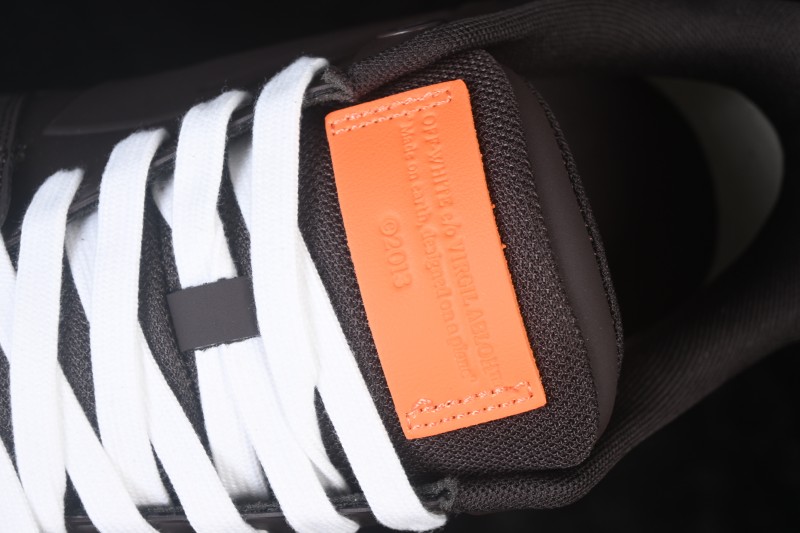 Off-White Out Of Office Low-Top Fashion Sneakers Brown Black - AJD4