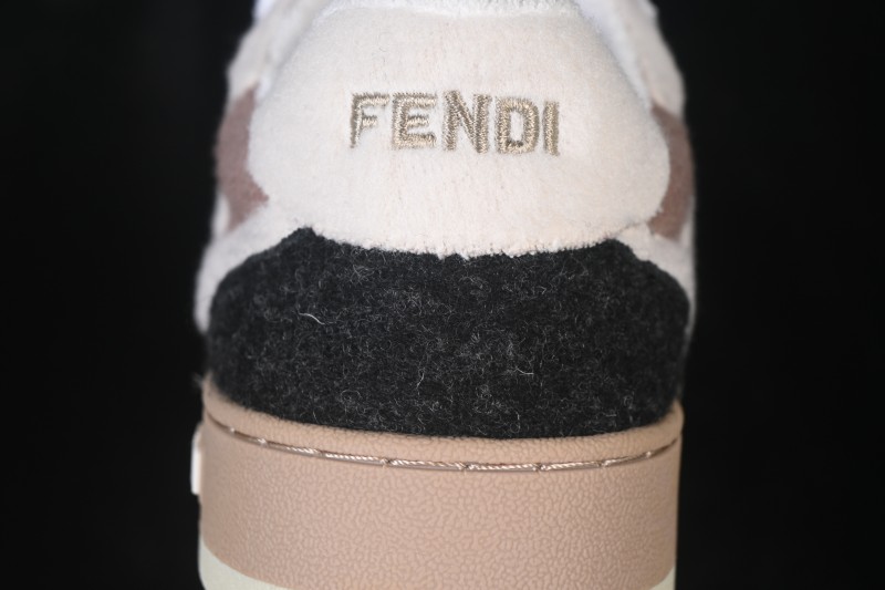 Fendi Match Round Toe Thick Sole Low Top Casual Sneakers - AHH2F1FHS