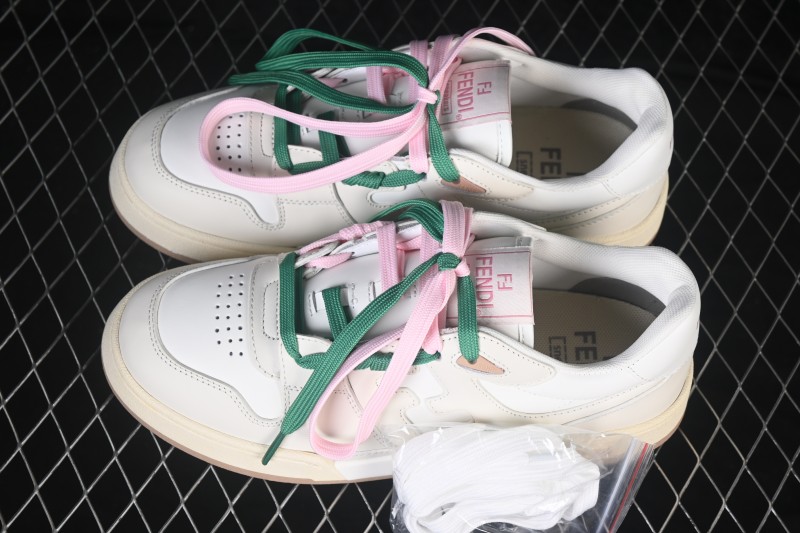 Fendi Match Round Toe Thick Sole Low-Top Casual Sneakers - AHH2F1FHS
