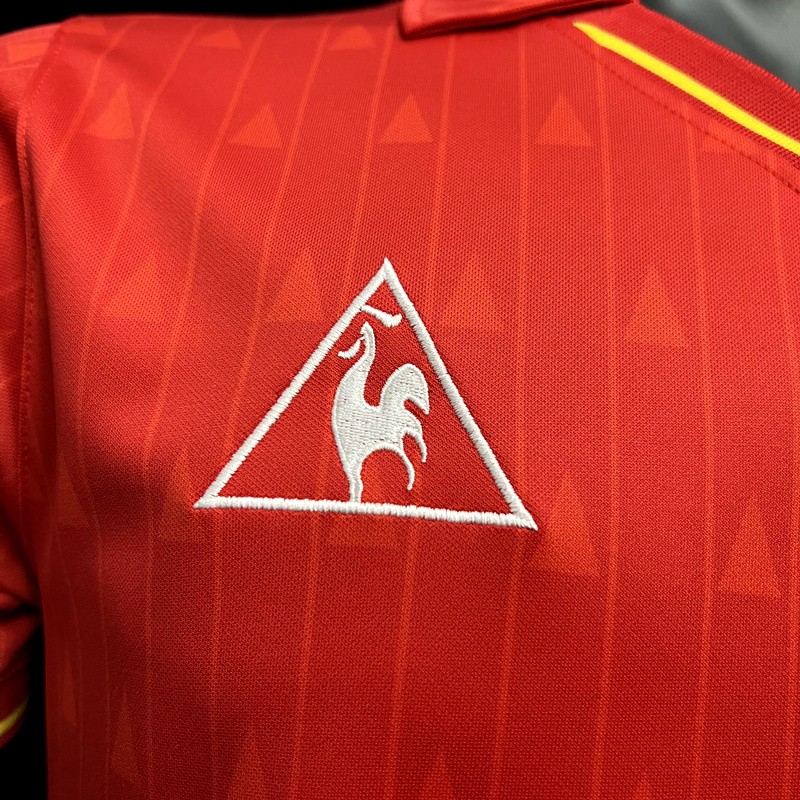 Retro 1988-91 Spain Home  Jersey